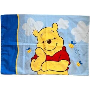 Disney Winnie the Pooh Tigger Pillowcase Refashion Fabric Blue